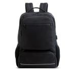 Rucksack für Laptop mit Thermotasche und Ladekabel, 15,6” farbe schwarz