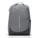 Diebstahlsicherer Nylon-Rucksack für Laptop mit Rückentasche 15,6” farbe dunkelgrau