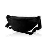 Verstellbare Bauchtasche aus 600D Polyester, ideal zum Wandern farbe schwarz