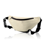 Verstellbare Bauchtasche aus 600D Polyester, ideal zum Wandern farbe beige