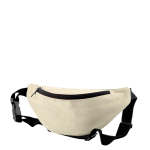 Verstellbare Bauchtasche aus 600D Polyester, ideal zum Wandern farbe beige