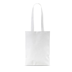 Non-Woven-Tasche mit langen Henkeln, ideal für Einkauf, 70 g/m2 farbe weiß