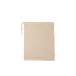 Stoffbeutel aus 100% Baumwolle mit Kordelverschluss, 180 g/m2 farbe beige