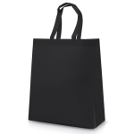 Strapazierfähige Non-Woven-Tasche mit mattem Finish, 110 g/m2 farbe schwarz