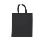 Strapazierfähige Non-Woven-Tasche mit mattem Finish, 110 g/m2 farbe schwarz