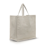 Multifunktionale recycelte Baumwolltasche, robust, 180 g/m2 farbe beige