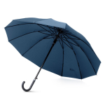 Eleganter automatischer Pongee-Regenschirm mit 12 Paneelen, Ø 105 farbe marineblau