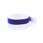 Dünnes Vinyl-Armband für den Einlass von Festivals und Events farbe marineblau