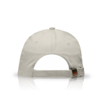 Cap aus Baumwoll-Twill mit verstellbarem Metallverschluss, 160 g/m² farbe beige