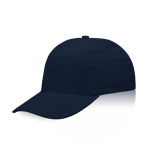 Basecap aus Baumwolle mit Metallschnallenverschluss, 255 g/m² farbe marineblau