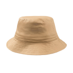 Basecap aus recyceltem Polyester mit 6 Paneelen und Deko am Visier farbe beige