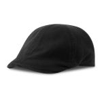 Basecap aus Baumwolle im Used-Look mit 5 Paneelen mit Verschluss farbe schwarz