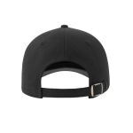 Baseballcap aus recycelter biologischer Baumwolle farbe weiß/schwarz