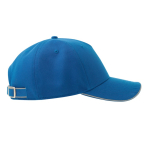 Cap aus Polyester mit reflektierendem Schirm und Verschluss, 200 g/m2 farbe köngisblau