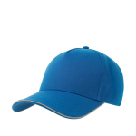 Cap aus Polyester mit reflektierendem Schirm und Verschluss, 200 g/m2 farbe köngisblau