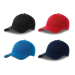 Cap aus Polyester mit reflektierendem Schirm und Verschluss, 200 g/m2