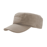 Cap im Militärstil mit Klettverschluss aus Baumwolle, 235 g/m2 farbe khaki