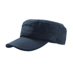 Cap im Militärstil mit Klettverschluss aus Baumwolle, 235 g/m2 farbe marineblau