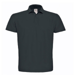 Herren-Poloshirt aus Piqué-Baumwolle mit 2 Knöpfen, 180 g/m2, B&C farbe anthrazit