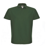 Herren-Poloshirt aus Piqué-Baumwolle mit 2 Knöpfen, 180 g/m2, B&C farbe dunkelgrün