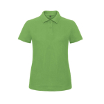 Kurzärmliges Damen-Poloshirt aus Piqué-Baumwolle, 180 g/m2, B&C farbe hellgrün