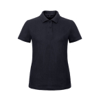 Kurzärmliges Damen-Poloshirt aus Piqué-Baumwolle, 180 g/m2, B&C farbe marineblau