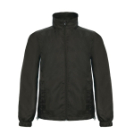 Wind- und wasserdichte Herrenjacke aus Polyester, B&C farbe schwarz