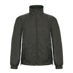 Wind- und wasserdichte Herrenjacke aus Polyester, B&C farbe schwarz