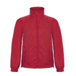 Wind- und wasserdichte Herrenjacke aus Polyester, B&C farbe rot