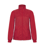 Wasserdichte und winddichte Polyesterjacke für Damen von B&C farbe rot