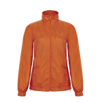 Wasserdichte und winddichte Polyesterjacke für Damen von B&C farbe orange