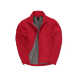 Herren-Softshelljacke aus Polyester-Stretch, 300 g/m2, B&C farbe rot