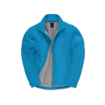 Herren-Softshelljacke aus Polyester-Stretch, 300 g/m2, B&C farbe lagunenblau