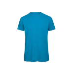 Kurzarm-T-Shirt für Herren aus Bio-Baumwolle, 140 g/m2, B&C farbe lagunenblau