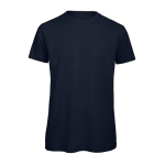 Kurzarm-T-Shirt für Herren aus Bio-Baumwolle, 140 g/m2, B&C farbe marineblau