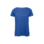 Damen-T-Shirt aus Polyester und Baumwolle, 130 g/m2, B&C farbe köngisblau