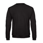 Rundhals-Sweatshirt u.a. aus Baumwolle, 270 g/m2, B&C farbe schwarz