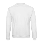 Rundhals-Sweatshirt u.a. aus Baumwolle, 270 g/m2, B&C farbe weiß