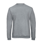 Rundhals-Sweatshirt u.a. aus Baumwolle, 270 g/m2, B&C farbe hellgrau