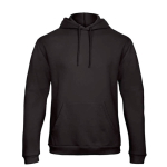 Herren-Kapuzensweatshirt mit Kängurutasche, 270 g/m2, B&C farbe schwarz