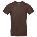 Kurzärmliges Herren-T-Shirt aus Baumwolle, 185 g/m2, B&C farbe braun