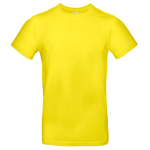 Kurzärmliges Herren-T-Shirt aus Baumwolle, 185 g/m2, B&C farbe gelb