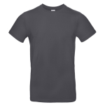 Kurzärmliges Herren-T-Shirt aus Baumwolle, 185 g/m2, B&C farbe dunkelgrau