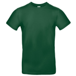 Kurzärmliges Herren-T-Shirt aus Baumwolle, 185 g/m2, B&C farbe dunkelgrün