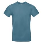 Kurzärmliges Herren-T-Shirt aus Baumwolle, 185 g/m2, B&C farbe blaugrau