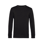 Rundhals-Sweatshirt aus Bio-Baumwolle, 280 g/m2, B&C farbe schwarz