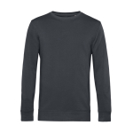 Rundhals-Sweatshirt aus Bio-Baumwolle, 280 g/m2, B&C farbe dunkelgrau