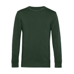 Rundhals-Sweatshirt aus Bio-Baumwolle, 280 g/m2, B&C farbe waldgrün