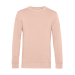 Rundhals-Sweatshirt aus Bio-Baumwolle, 280 g/m2, B&C farbe pastellrose