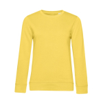 Langärmliges Damen-Sweatshirt aus Baumwolle, 280 g/m2, von B&C farbe gelb